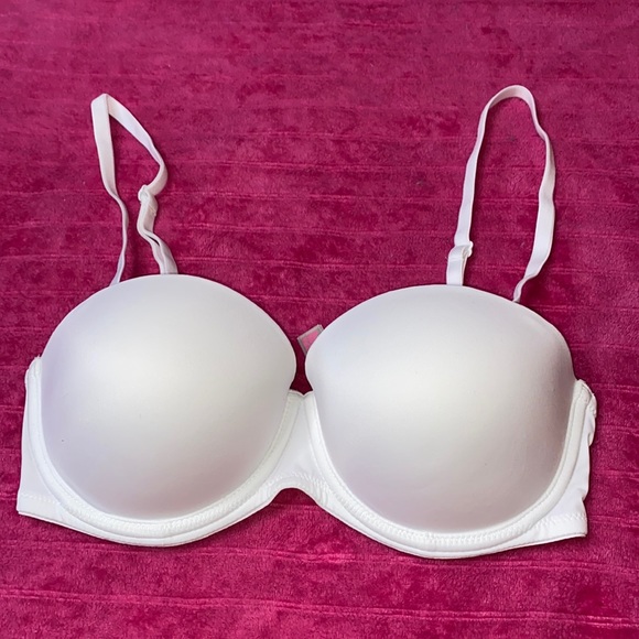 Pink Push-up white bra - Picture 1 of 4